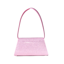 Load image into Gallery viewer, Rhinestone Bow Mini Shoulder Bag Pink