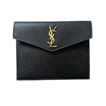 Load image into Gallery viewer, Uptown Square Clutch Black