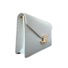 Load image into Gallery viewer, Triomphe Wallet on a Chain White