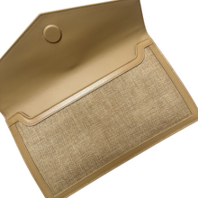 Load image into Gallery viewer, Uptown Raffia Clutch