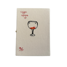 Load image into Gallery viewer, Aperol Spritz Embroidered Book Clutch