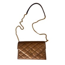 Load image into Gallery viewer, Paris Chain Wallet in Metallic Leather