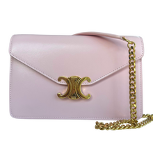 Load image into Gallery viewer, Triomphe Wallet on a Chain Pink