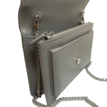 Load image into Gallery viewer, INSIDE OF SUNSET BAG BY SAINT LAURENT AVAILABLE TO RENT