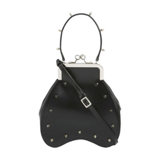 Load image into Gallery viewer, Simone Rocha Leather Studded Designer Bag with crossbody strap available to rent