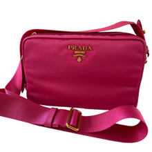 Load image into Gallery viewer, Pink Prada Nylon designer bag with strap
