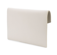 Load image into Gallery viewer, Uptown Leather Clutch White
