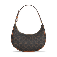 Load image into Gallery viewer, Ava bag by Celine available to rent on Luxe Library. Triomphe canvas
