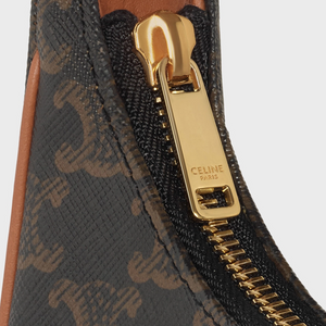 Ava bag by Celine available to rent on Luxe Library. Triomphe canvas with gold hardware