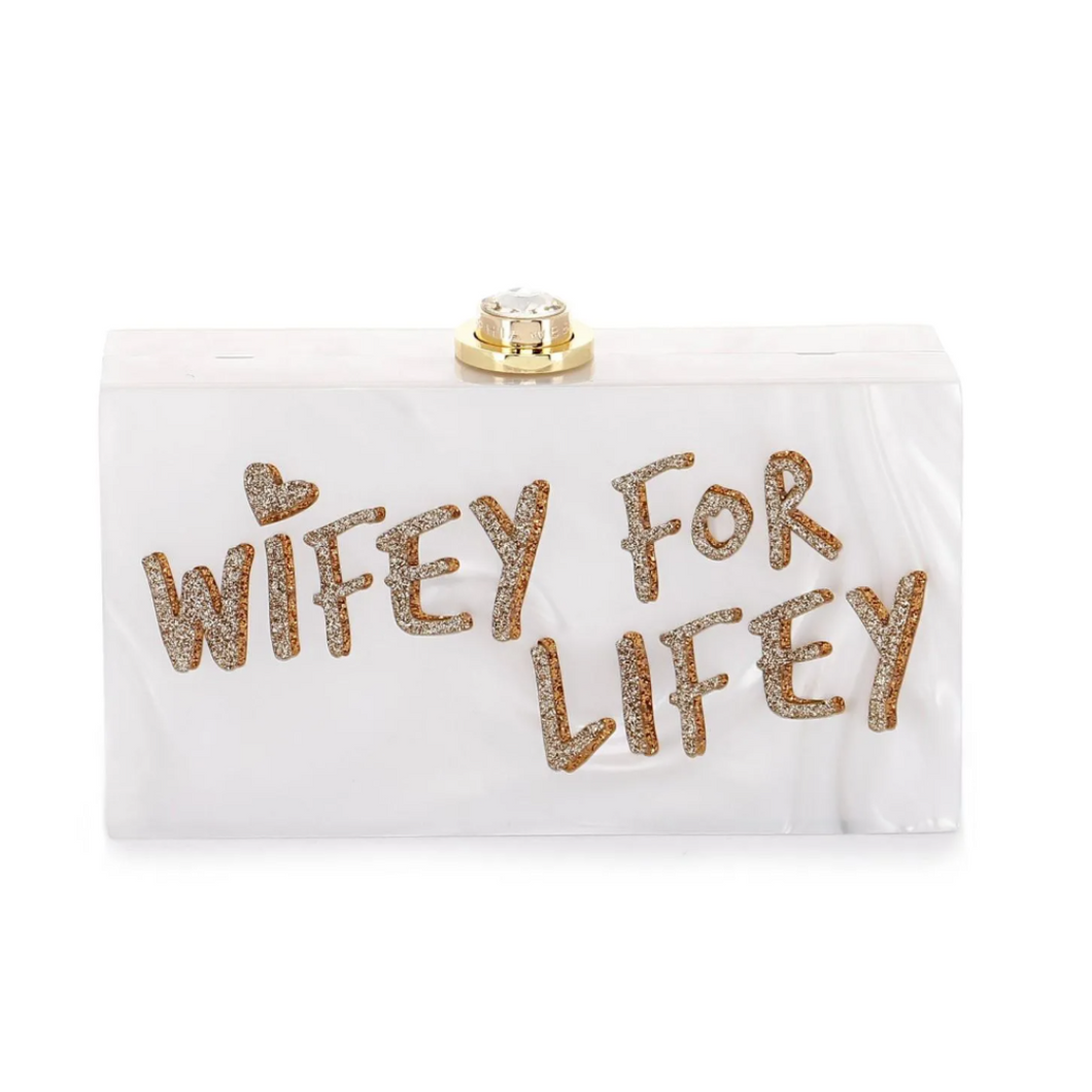 Cleo Wifey For Lifey Clutch