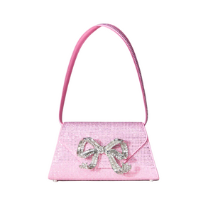 Rhinestone Bow Mini Shoulder Bag