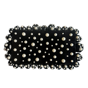 Eos Clutch with Pearls