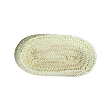 Load image into Gallery viewer, Classic Panier Basket Bag in Palm Leaves and Calfskin

