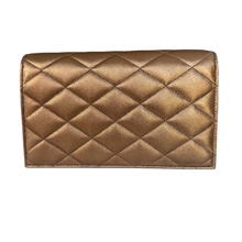 Load image into Gallery viewer, Paris Chain Wallet in Metallic Leather
