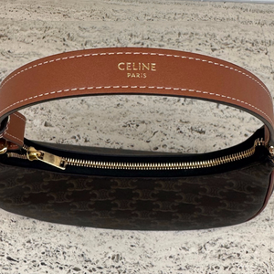 Ava bag by Celine available to rent on Luxe Library. Triomphe canvas with gold hardware