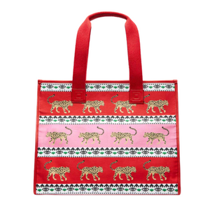 Leopardess Canvas Tote