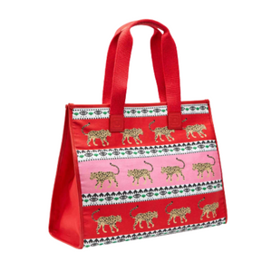 Leopardess Canvas Tote