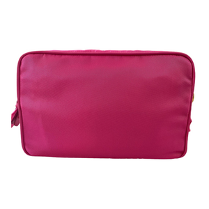 Pink Prada Nylon designer bag back