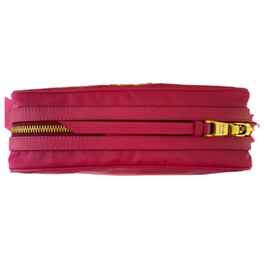 Pink Prada Nylon designer bag top zipper
