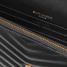 Load image into Gallery viewer, Monogram Quilted Leather Envelope Chain Wallet
