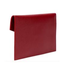 Load image into Gallery viewer, Uptown Leather Clutch Red
